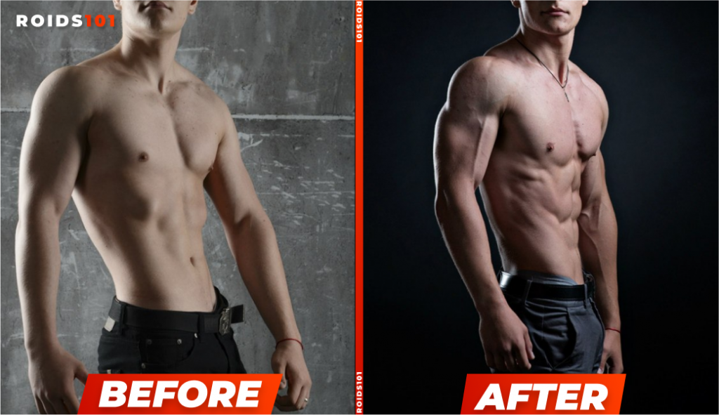 anavar before and after cycle results example