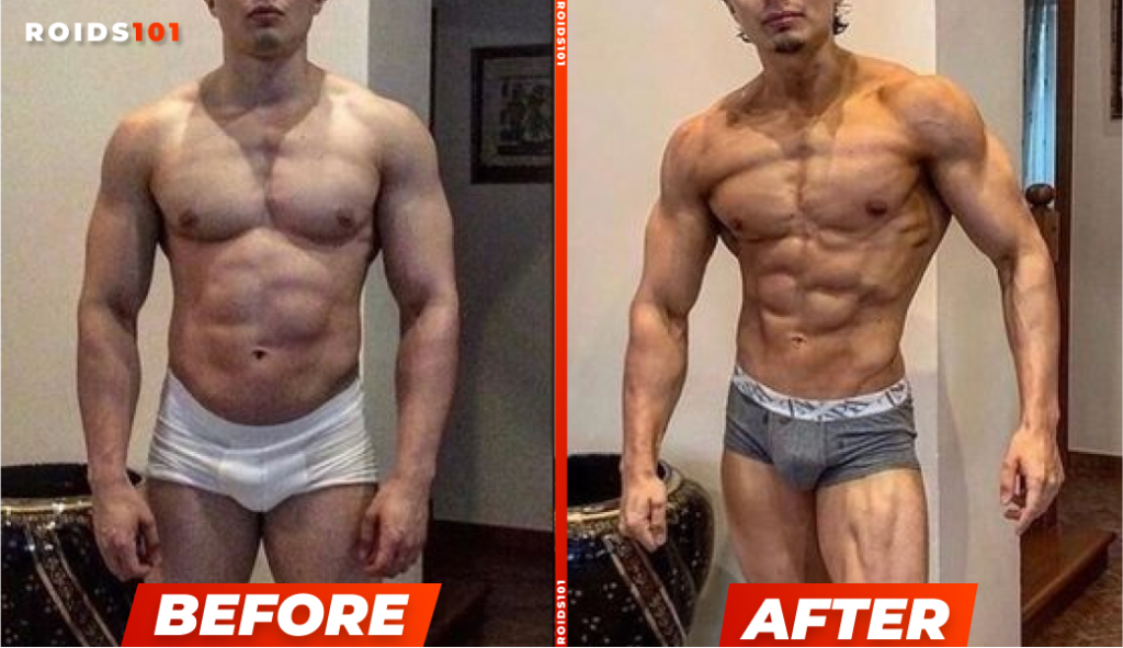 trenbolone before and after example