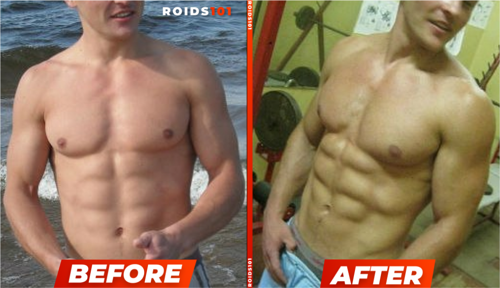trenbolone enanthate before and after cycle example