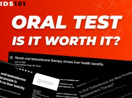 Oral testosterone studies lined under oral test heading