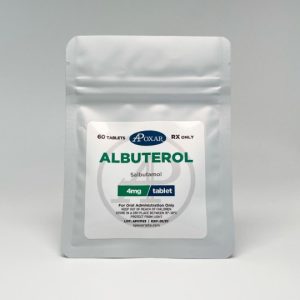 Albuterol (Salbutamol) 4mg/60tabs - Apoxar