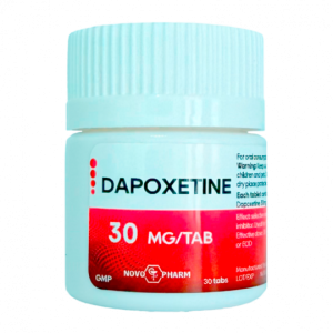 Dapoxetine 30mg/30tabs - Novo-Pharm