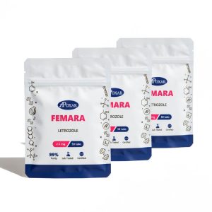 Femara (Letrozole) 2.5mg/50tabs by Apoxar — buy online at Roids101