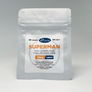 Superman (Cialis/Viagra Blend) 60mg/30tabs by Apoxar — buy online at Roids101